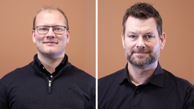 Portrettbilde av Anders og Gustav