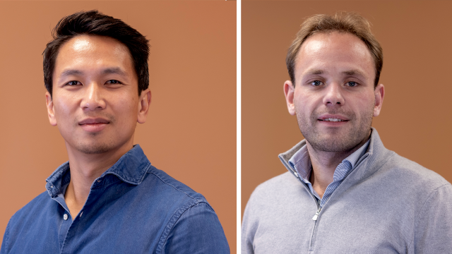 Portrettbilde av Quoc og Nicholai